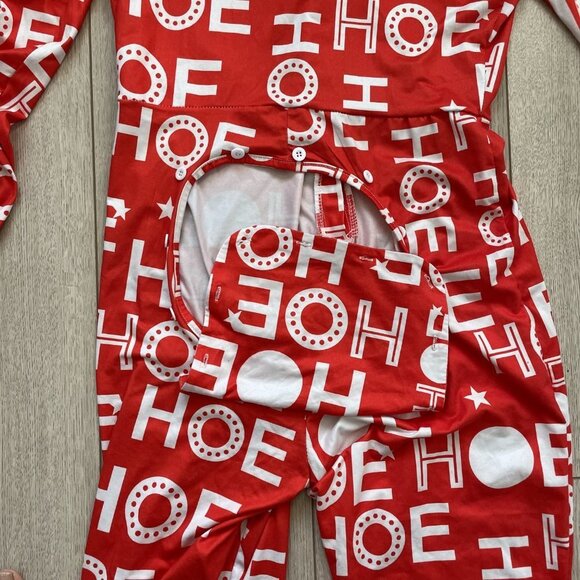 CBR One Piece Jumpsuit Women Large Red Long Sleeve Front Buttons Down - Picture 9 of 16